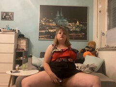 Amateur, Bbw, Chubby, Dress, Homemade, Masturbation, Tits