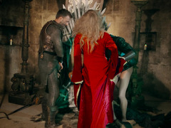 アナル, デカパイ, ブロンド, レズビアン, 淫乱熟女, 赤毛