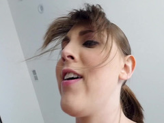 Amateur, Gros cul, Gros seins, Sucer une bite, Brunette brune, Poilue, Hard, Fait maison