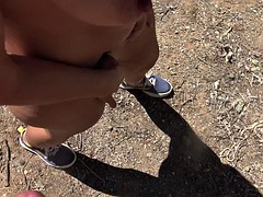 Пляж, Измена, Семяизвержение, Волосатые, Секс без цензуры, Зрелые, На природе, Жена