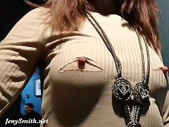 Bezaubernd, Leie, Ohne kleider, Kleid, Im freien, Öffentlich, Russisch, Spanner