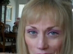 Enthousiasteling, Blond, Sperma shot, Omie, Huisgemaakt, Huisvrouw, Moeder die ik wil neuken, Ruw