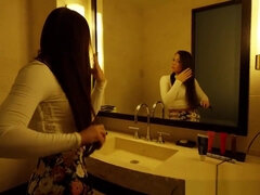 Hinter den kulissen, Vollbusig, Tochter, Handjob, Hardcore, Mutti, Orgasmus, Muschi