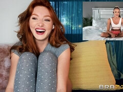 美女, カワイイ, 指いじり, レズビアン, なめる, オマンコ, 赤毛, ウェブカメラ