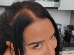 Keiran makes Katrina's big rack jiggle by fucking her hard.