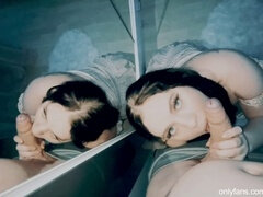 Anal, Gros cul, Sucer une bite, Éjaculation interne, Tir de sperme, Allemand, Réalité, Suçant