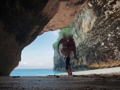 Cul, Plage, Tir de sperme, Pov, Chatte, Sperme, Serré, Mouillée