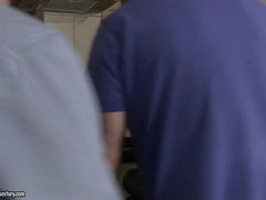 Backstage of 'Steak and BJ Day'