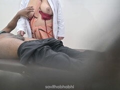 Arzt, Handjob, Indisch, Uniform