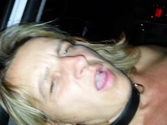 Enthousiasteling, Blond, Pijpbeurt, Auto, Hd, Huisgemaakt, Buiten, Slet