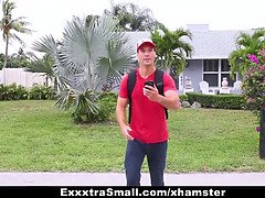 Exxxtrasmall - successful gamer catches and fucks pikachu