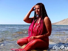 Playa, Tetas grandes, Mamada, Tetona, Pareja, Madres para coger, Al aire libre, Pov