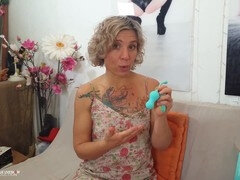 オナニー, 淫乱熟女, 母, おもちゃ