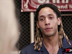 Anal, Grosse bite, Sucer une bite, Noir ébène, Hard, Interracial, Actrice du porno, Rasée