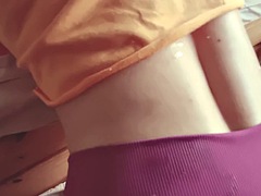 Schönheit, Bikini, Braunhaarige, Betrug, Spermaladung, Füsse, Fußfetisch, Ehefrau