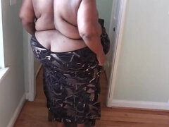 Cul, Gros seins, Plantureuse, Noir ébène, Maman, Monstre, Seins naturels, Solo