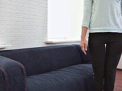 Casting amateur eurobabe banged on camera