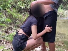 18 ans, Amateur, Asiatique, Éjaculation interne, Tir de sperme, Fait maison, Petite femme, Public