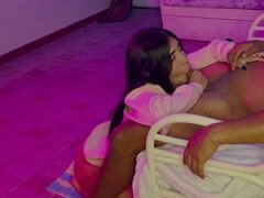 Our first time as a couple with petite ebony-haired white girl Sara Sodi