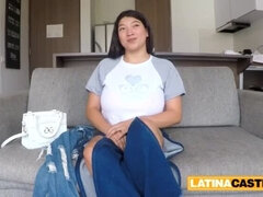Big Tit Latina Amateur Fucks Huge Cock Fake Agent Deep Throat BJ