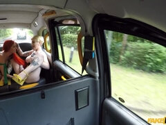 巨乳な, ディルド, ハードコア, レズビアン, なめる, 裸, オマンコ, 赤毛