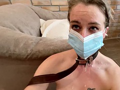 Real Wife Tied up and First Anal sex