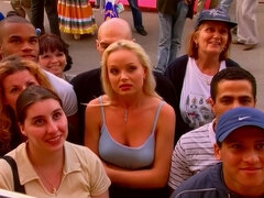 In den arsch, Grosse titten, Blondine, Blasen, Spermaladung, Handjob, Pornostars, Vintage