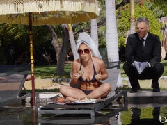 Anal, Verga grande, Morena, Erótico, Tacones, Piscina, Sexo fuerte, Nalgadas