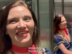 Faciale, De plein air, Public