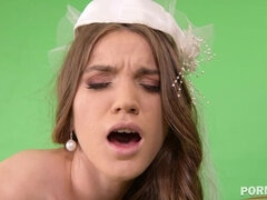 Жопа, Минет, Невеста, Брюнетки, Белье, Натуральные сиськи, Бритые, Сиськи