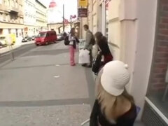 Mooi, Blond, Classisch, Tsjechisch, Lul, Natuurlijk, Gezichtspunt, Openbaar