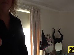 Fetish milf submissive throated and pounded