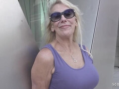 Sucer une bite, Dingue, Allemand, Mature, Perverse, Chatte, Rugueux, Nénés