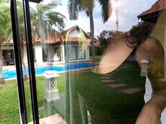 18, 巨乳な, 毛深い, 自然山雀, オマンコ, 一人, ティーン, オッパイの