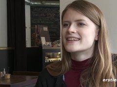 18 jaar, Lieveling, Blond, Gek, Masturbatie, Natuurlijke tieten, Alleen, Tiener