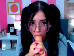 Sucer une bite, Brunette brune, Hard, Fait maison, Pute, Solo, Adolescente, Webcam