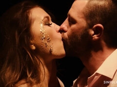 Sucer une bite, Couple, Tir de sperme, Hard, Hd, Léchez, Suçant, Nénés