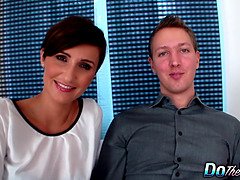 Gabrielle Gucci Quenches Her thirst for BBC cum while her cuckold husband watches in HD