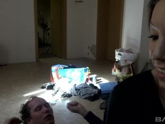 Anal, Ass, Brunette, Creampie, Cumshot, European, Piercing, Tattoo