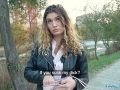 POV with hot milf Candice Demellza in the outdoors