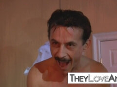 Анальный секс, Большие сиськи, Грязь, Хд, Милф, Натуральные сиськи, Жесткий секс, Чулки