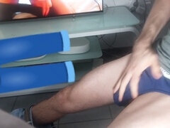 Grosser schwanz, Füsse, Riesig, Lingerie