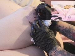 Gros cul, Emocore, Gothique, Petite femme, Tatouage, Nénés