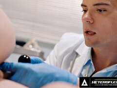 HETEROFLEXIBLE - Pervert Doctor Dakota Payne Tricks Michael Boston's Anal Checkup - FULL SCENE