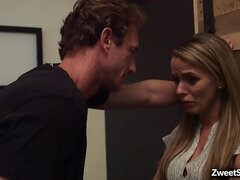 Grosser schwanz, Blondine, Blasen, Vollbusig, Kehlenfick, Hardcore, Ehefrau