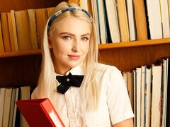 Tiny Cute Blonde Teen Britt Says It's Cool