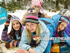 18 ans, Fétiche, Doigter, Groupe, Lesbienne, Chatte, Rasée, Serré