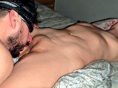 Perfect pussy licking and intense climaxes with romantic deep throating of a beautiful pussy and natural tits