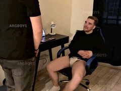 Gay boss, gay boy, amateur boss