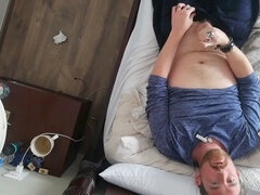 Cum on self, moaning guy, jerk off